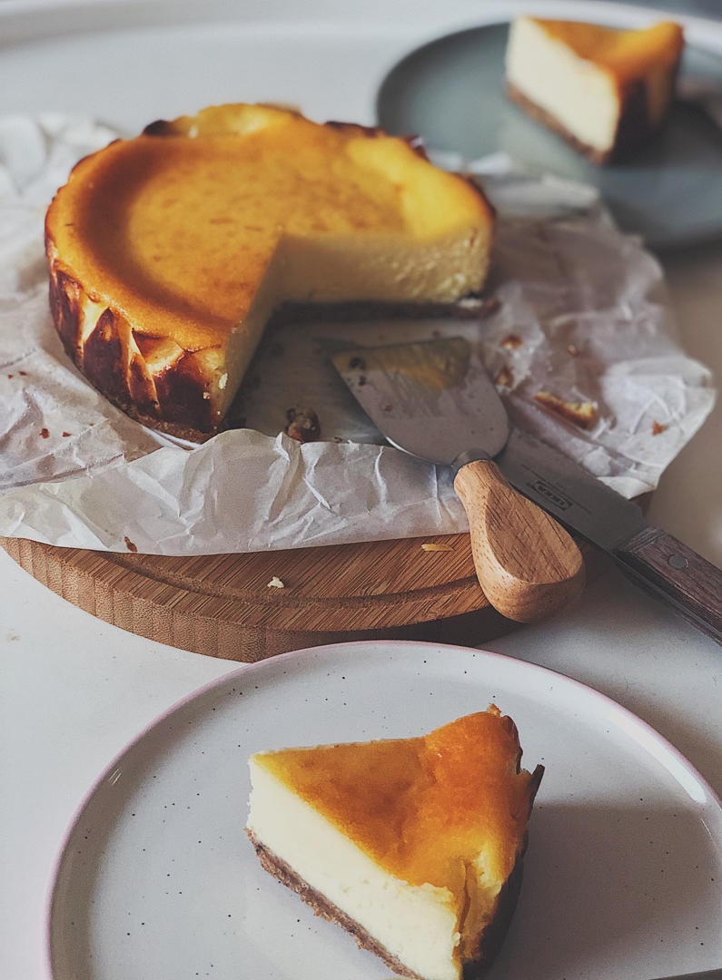 巴斯克芝士蛋糕『最简单的蛋糕』零失败🔥芝士控
