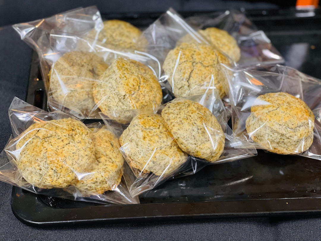 日式黑巧伯爵茶司康