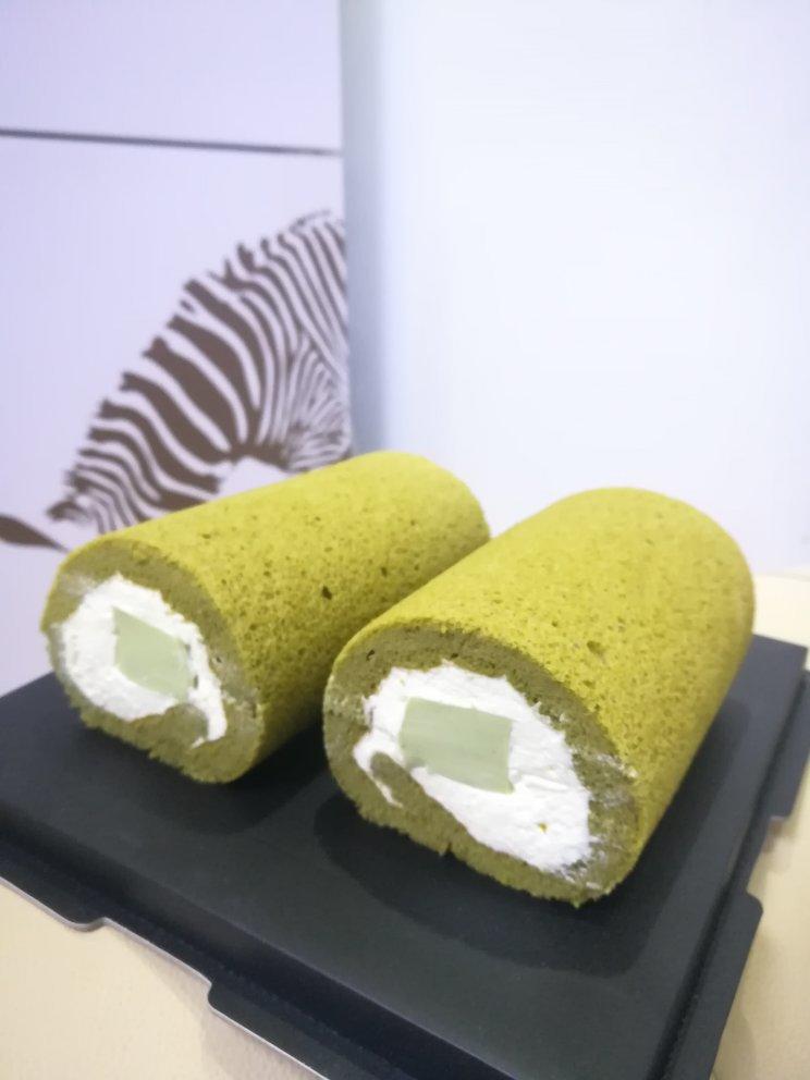 抹茶奶冻卷