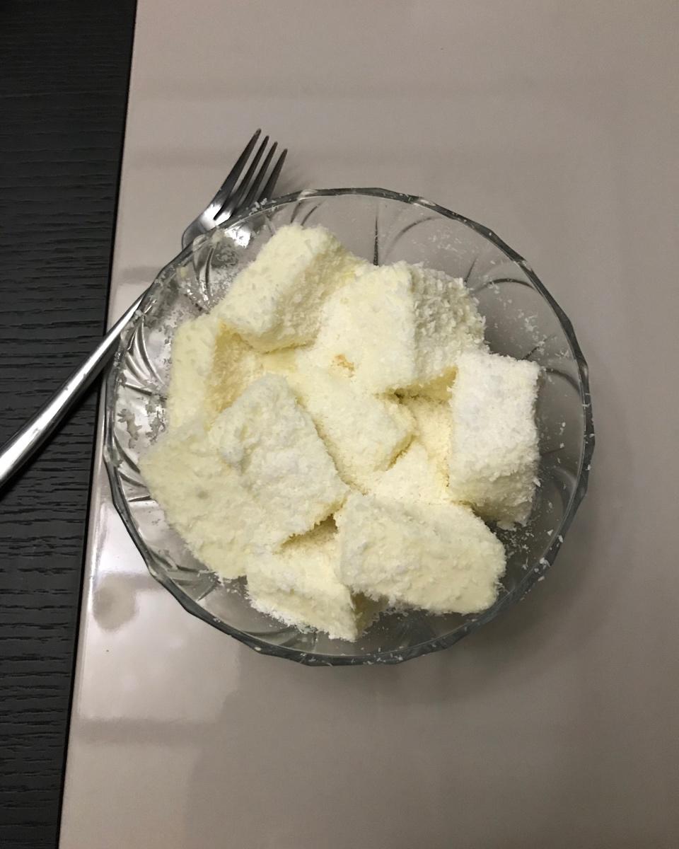 椰蓉牛奶小方