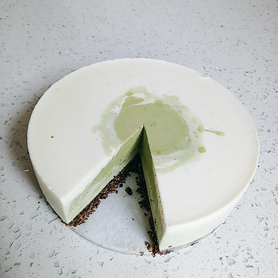 渐变抹茶慕斯蛋糕：我Amanda带着既美又作的抹茶甜点又来了！【曼食慢语】