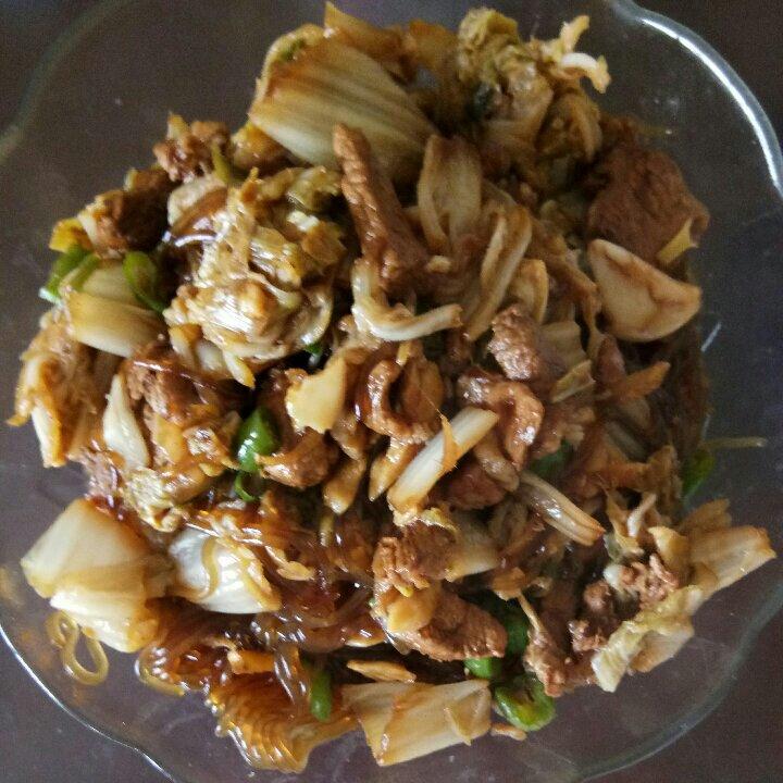 猪肉白菜炖粉条