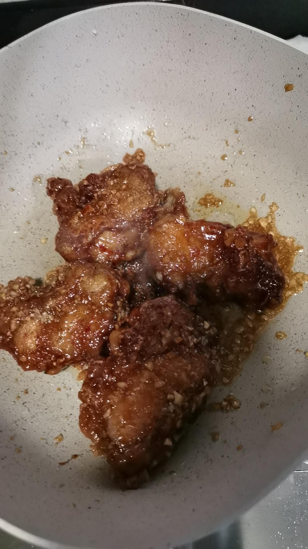 兄妹晚餐，蒜香鸡排