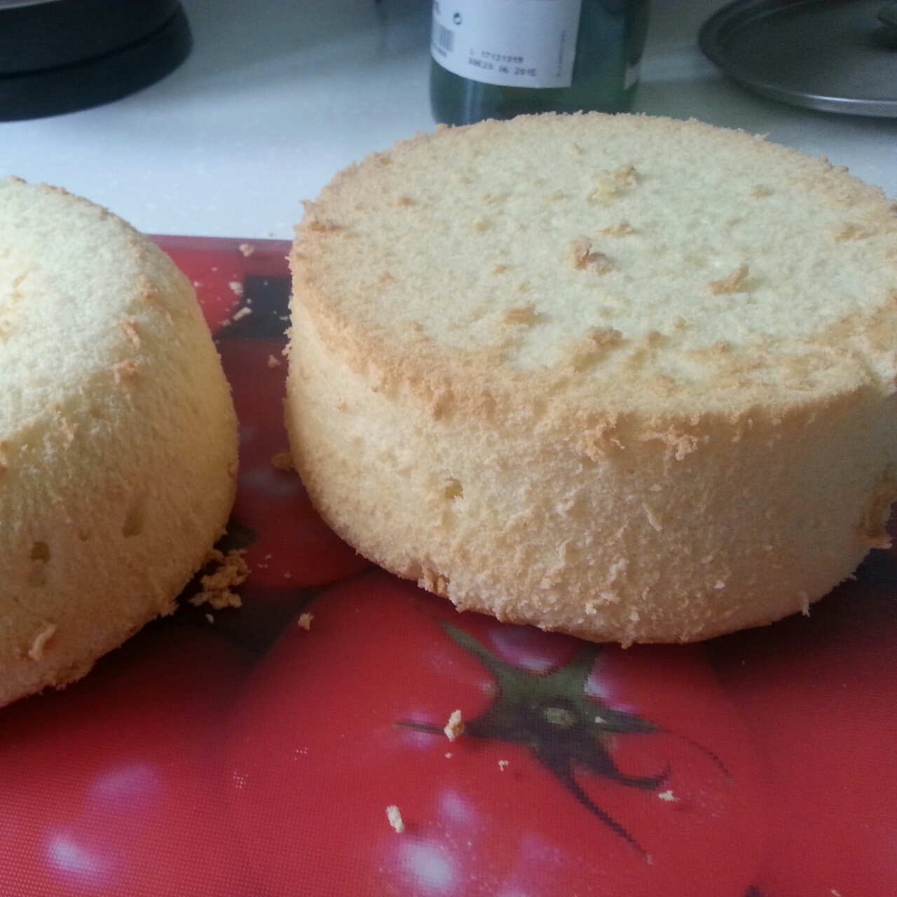 6寸原味戚风蛋糕