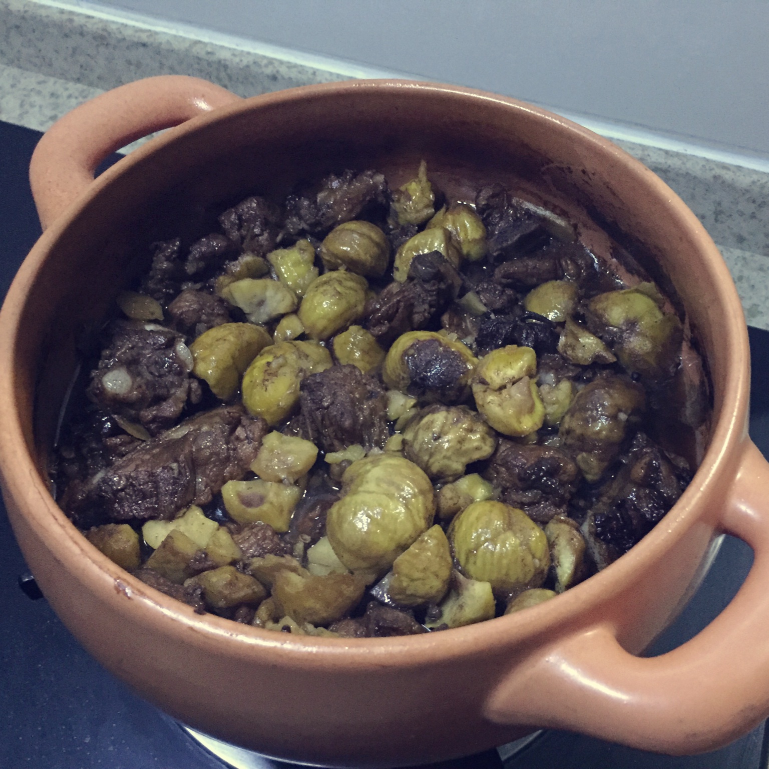 板栗烧排骨