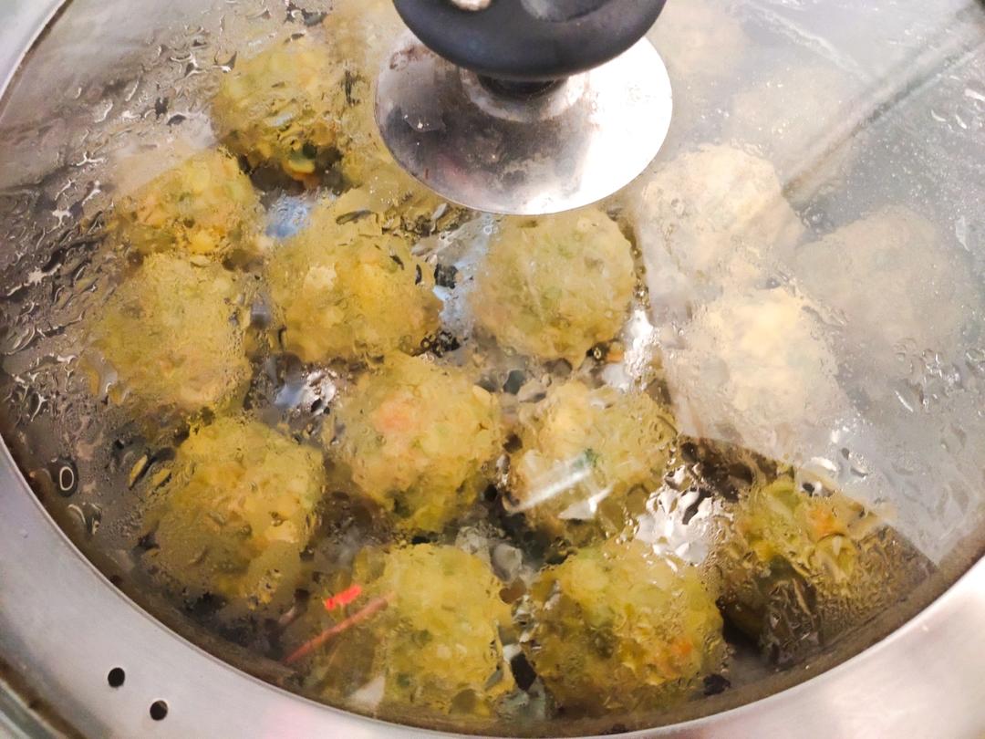 （减脂）玉米面菜团子