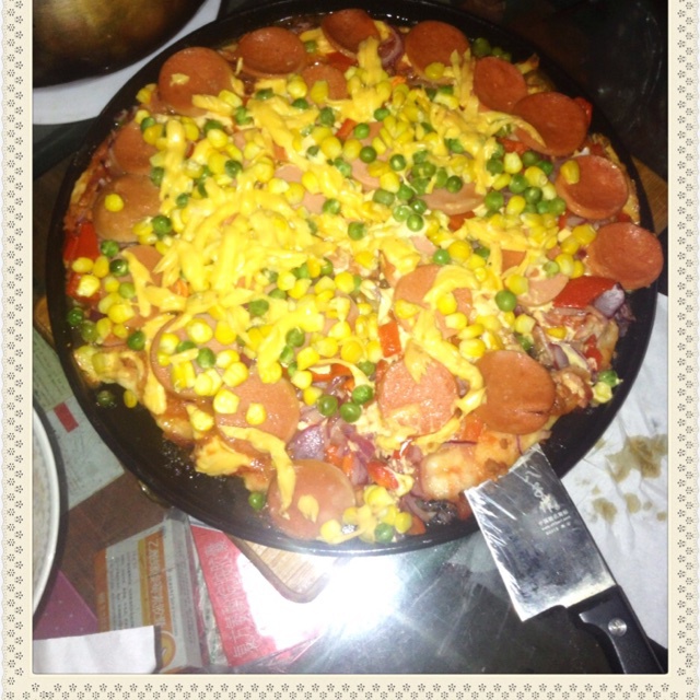 夏威夷pizza（附饼底冷冻法）