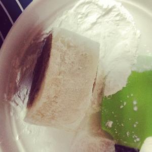 香甜软糯的绿豆沙糯米卷～不泡糯米法（面包机版）的做法 步骤9