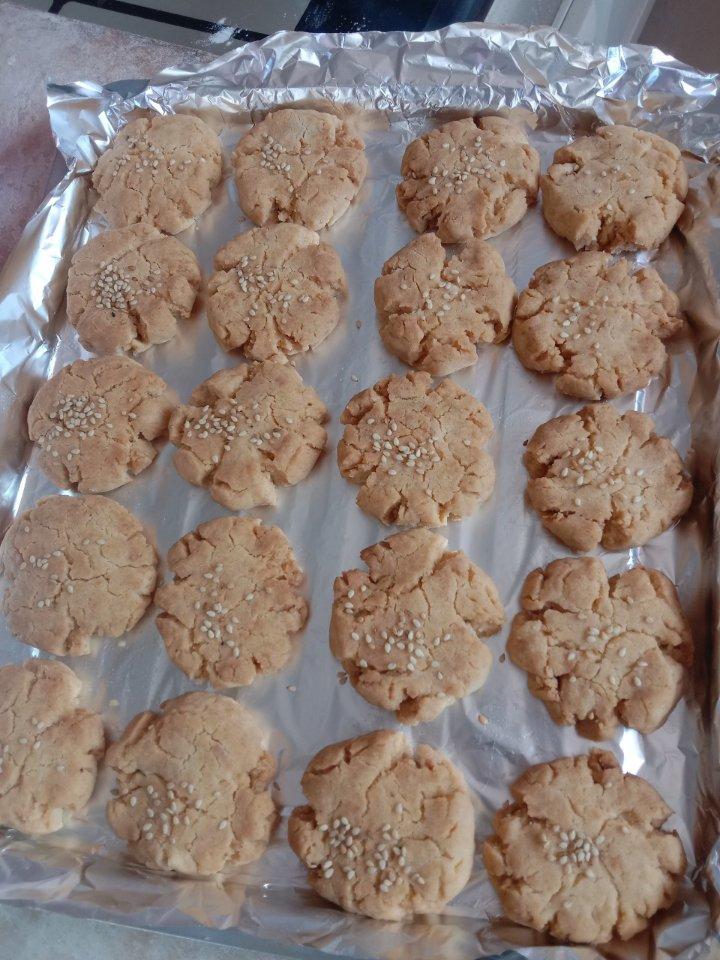 简单做桃酥～玉米油版