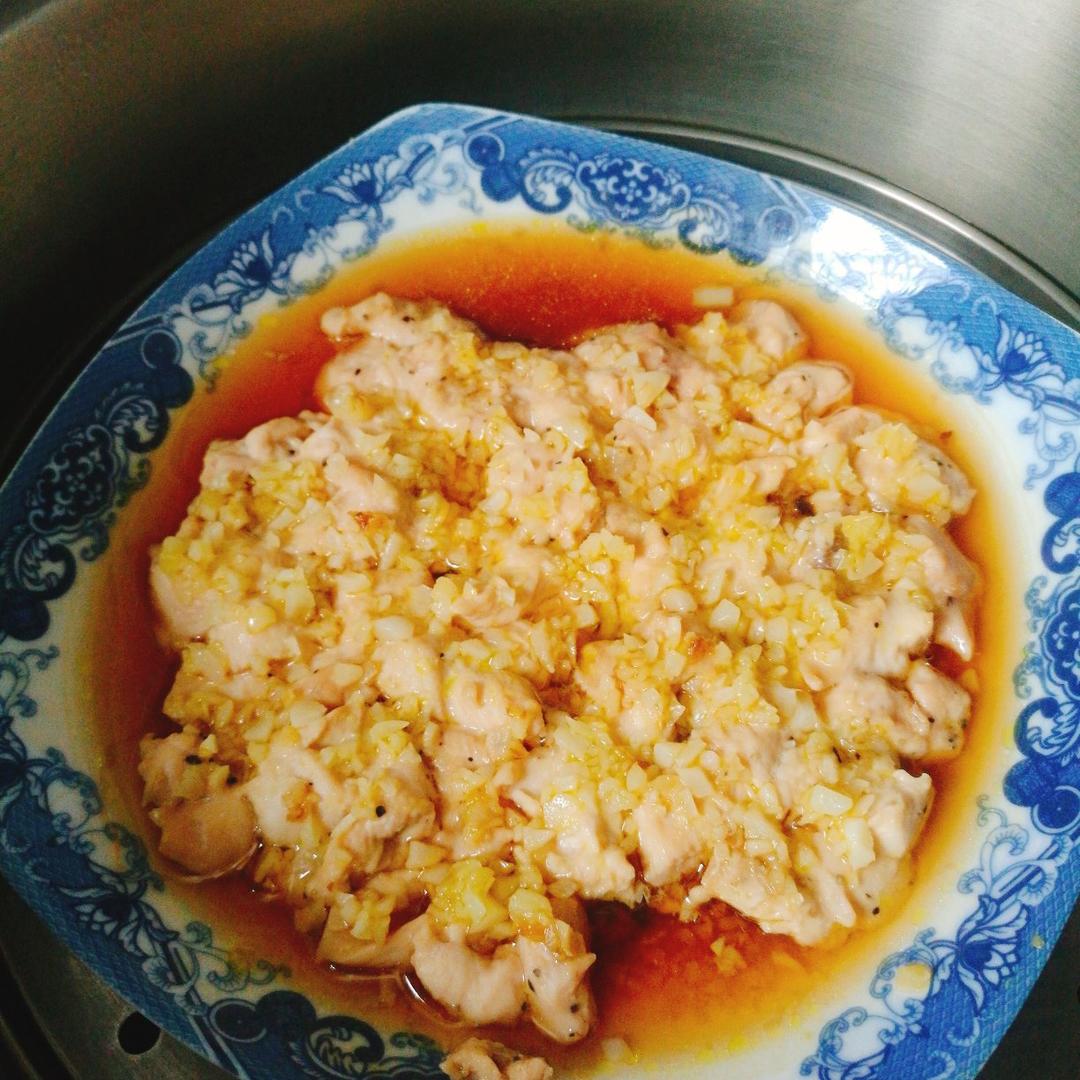 蒜蓉蒸鸡胸（鸡腿）