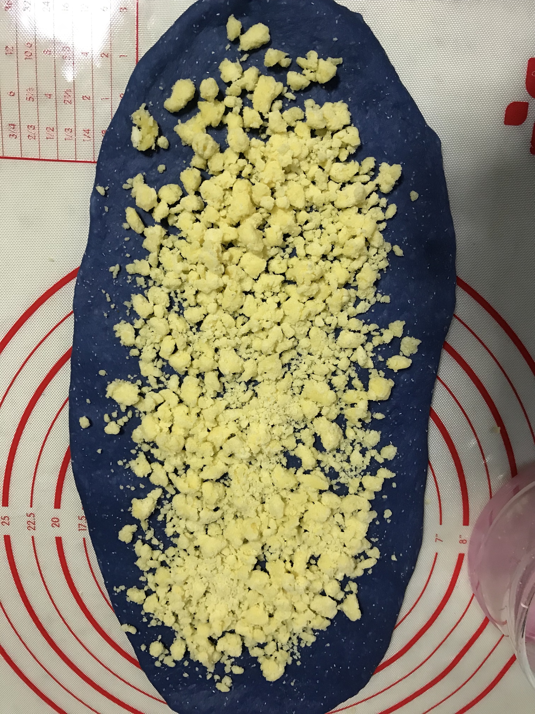 奶酥星空面包（松下面包机）的做法 步骤8