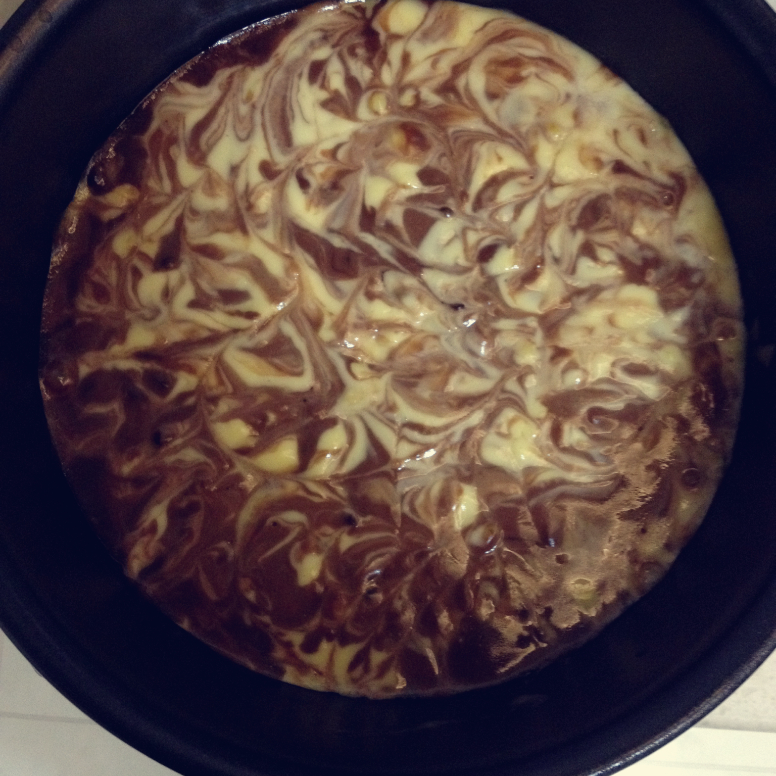 摩卡大理石冻芝士蛋糕