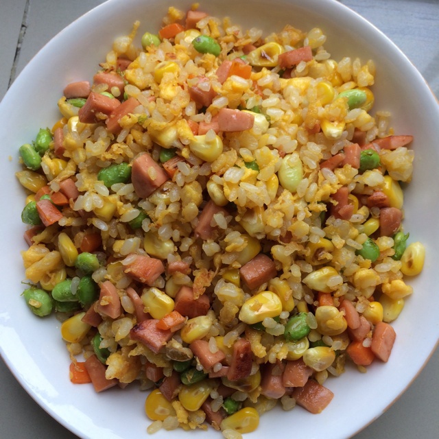 小茜-21做的家常蛋炒饭