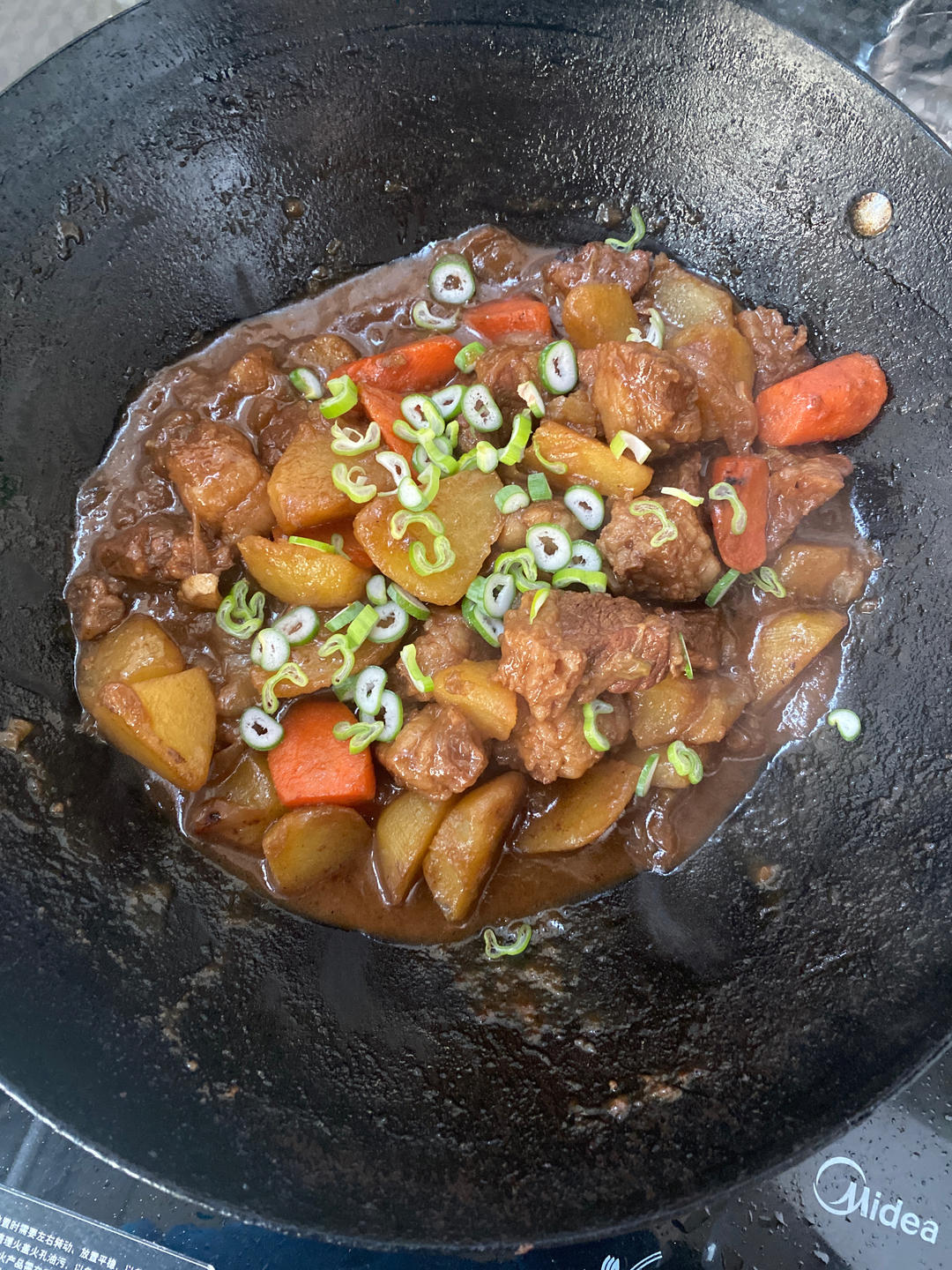 沙沙土豆胡萝卜炖牛肉