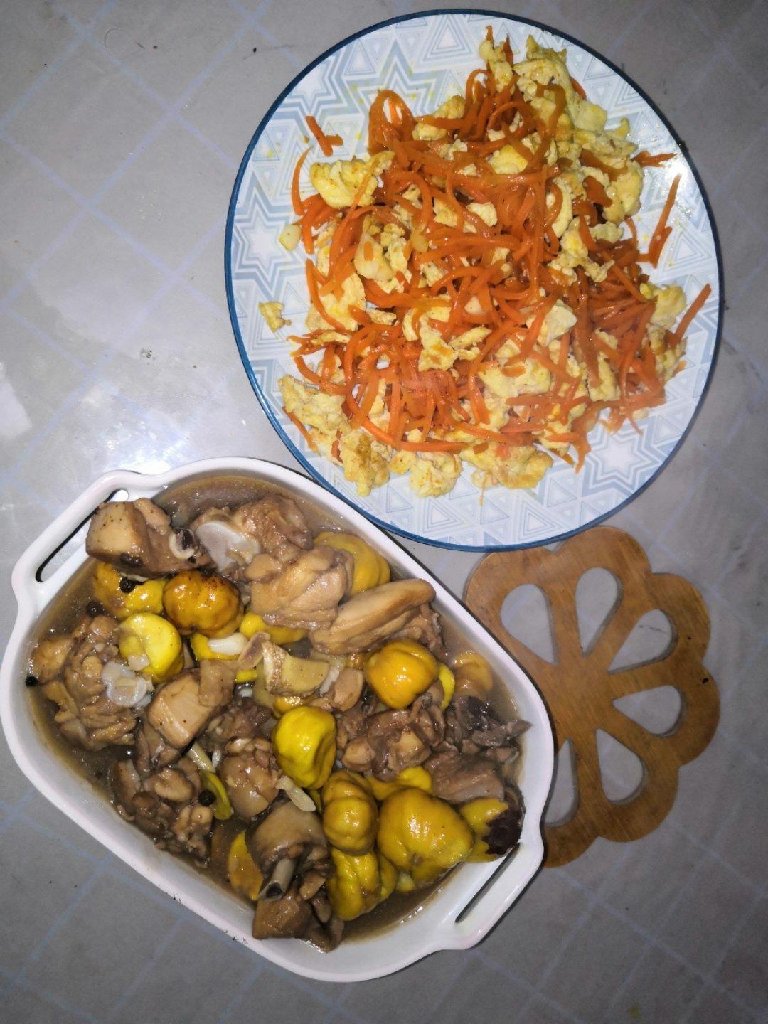 板栗烧鸡