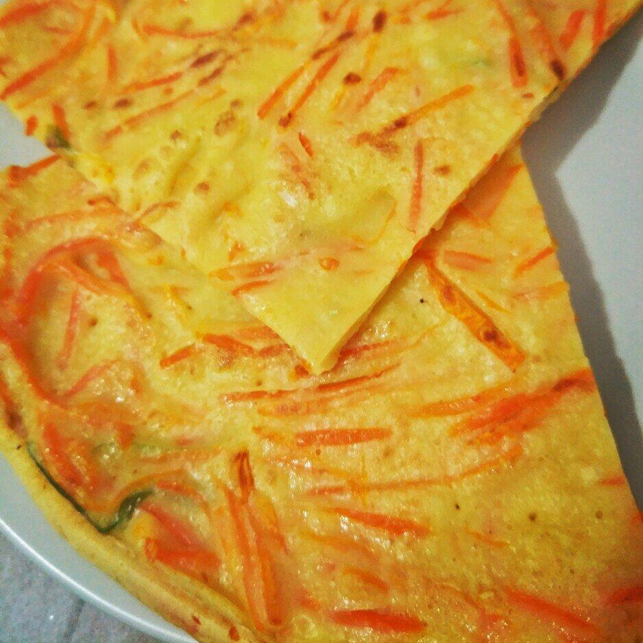 胡萝卜鸡蛋饼
