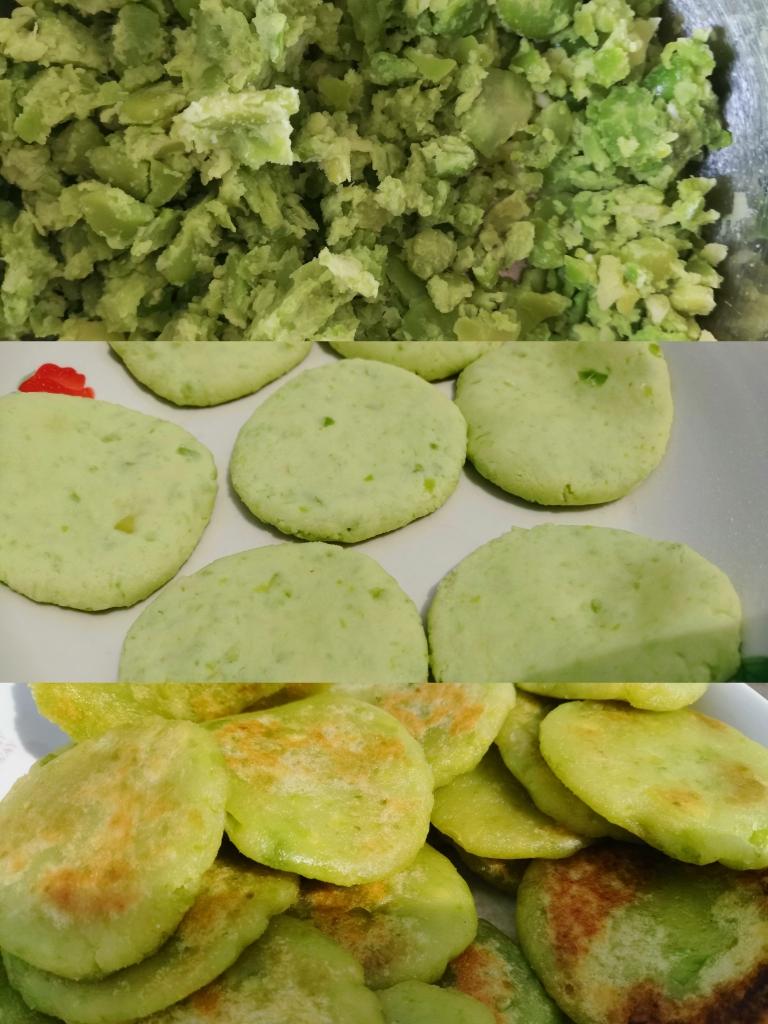 糯叽叽甜味蚕豆饼