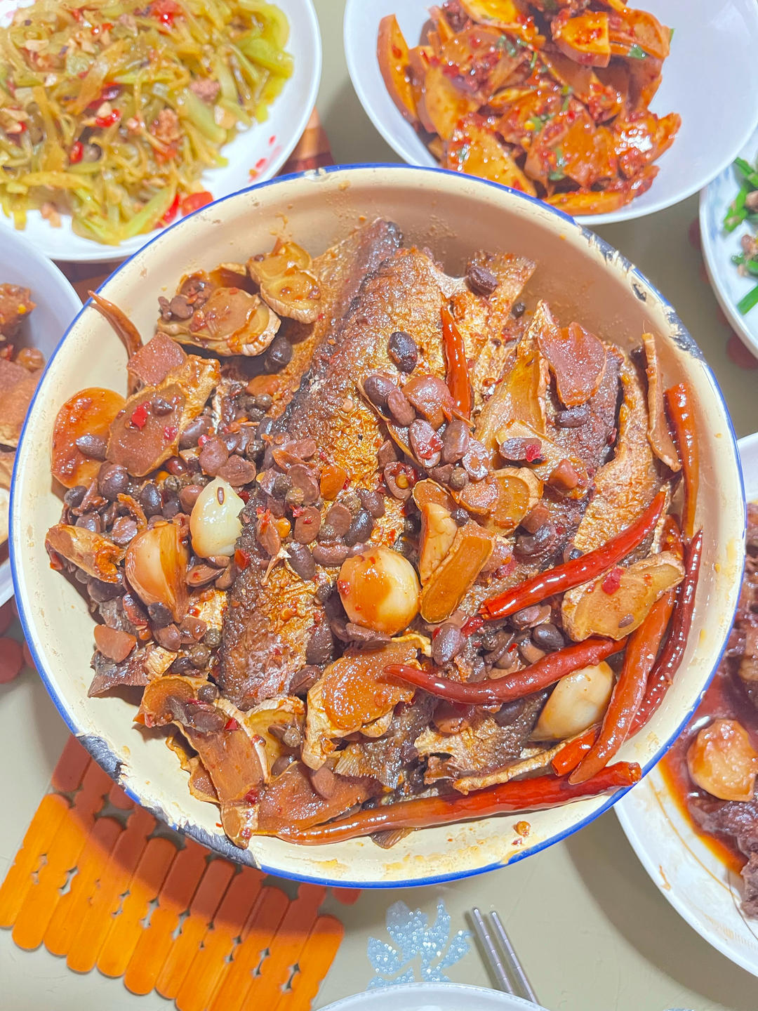 香辣红烧魚块
