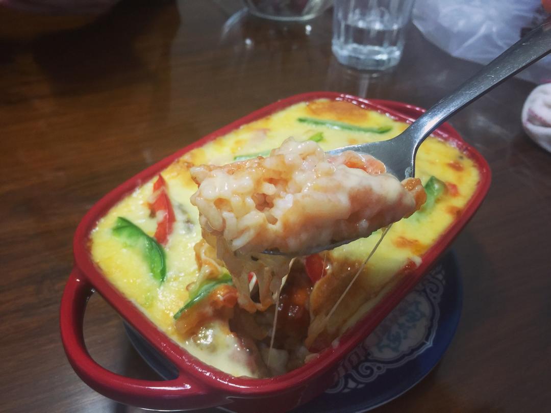 番茄鸡肉浓情焗饭【两人份】