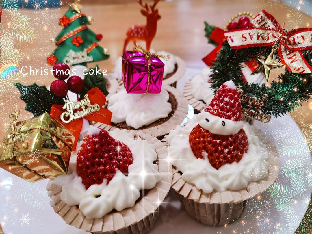 圣诞主题🎄🎅纸杯蛋糕