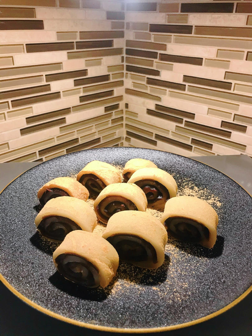 此配方做出的驴打滚无比软糯，放一天还是软的