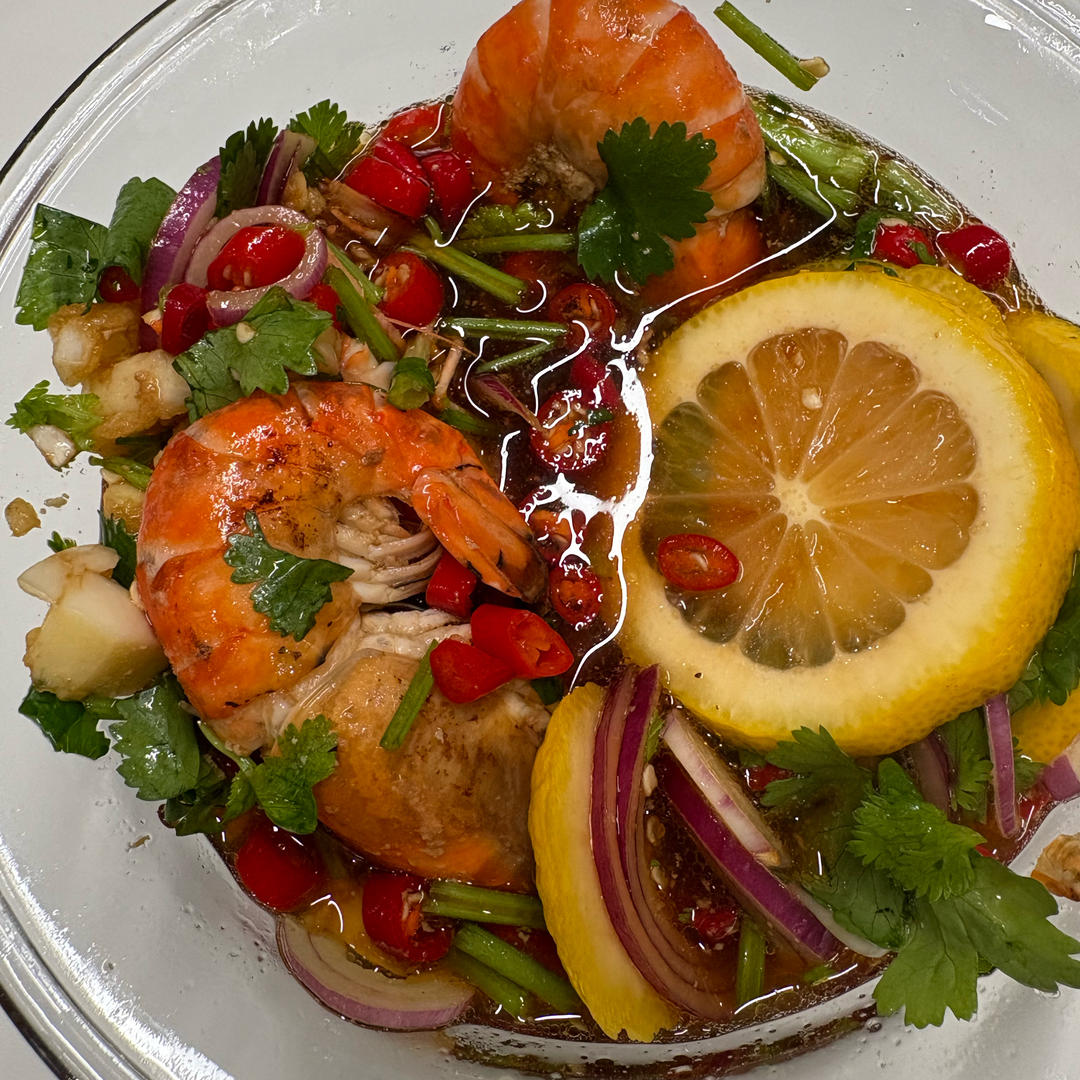 冰镇捞汁罗氏虾（大头虾）