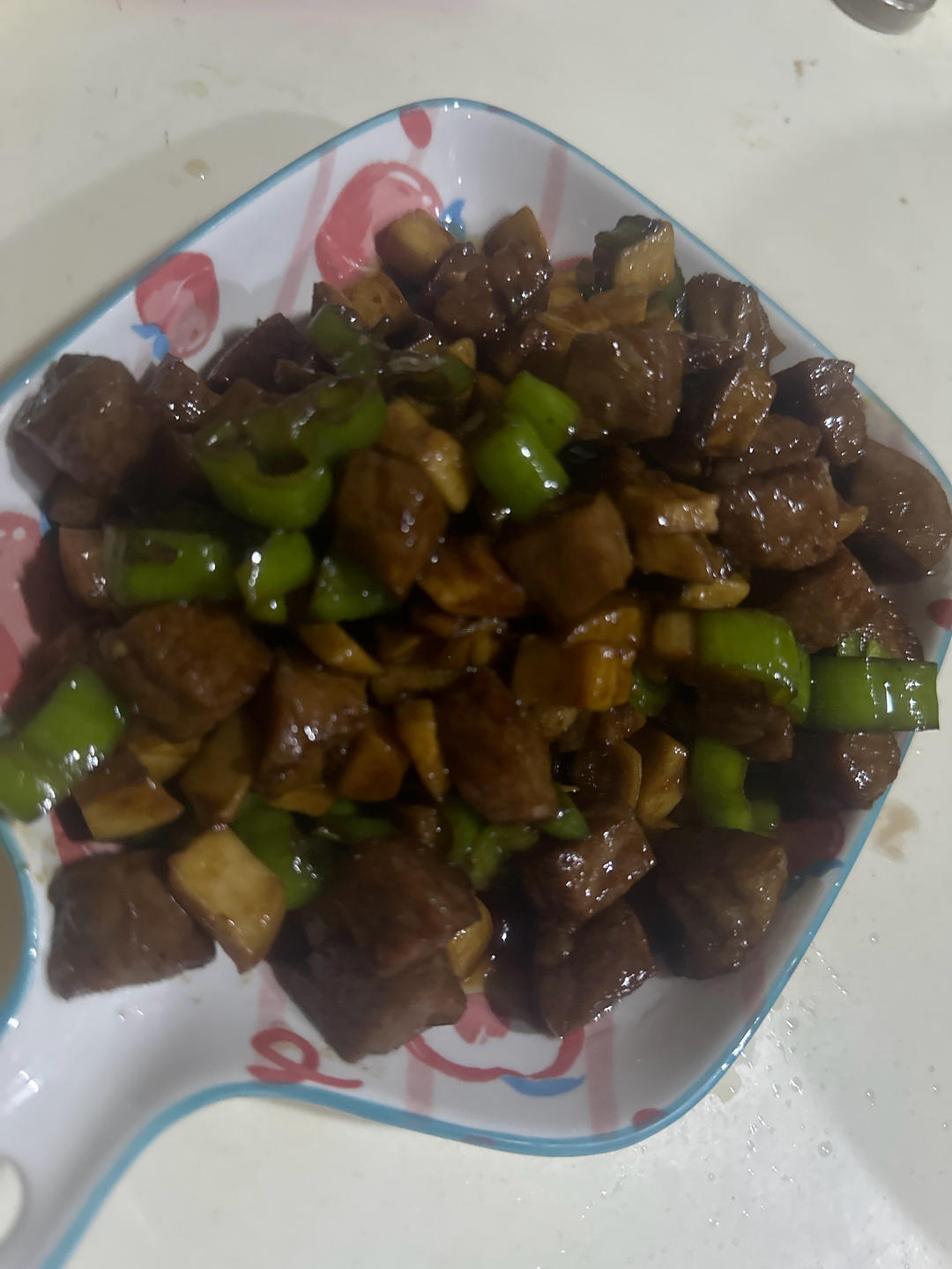 吃肉不长肉 黑椒牛排炒杏鲍菇