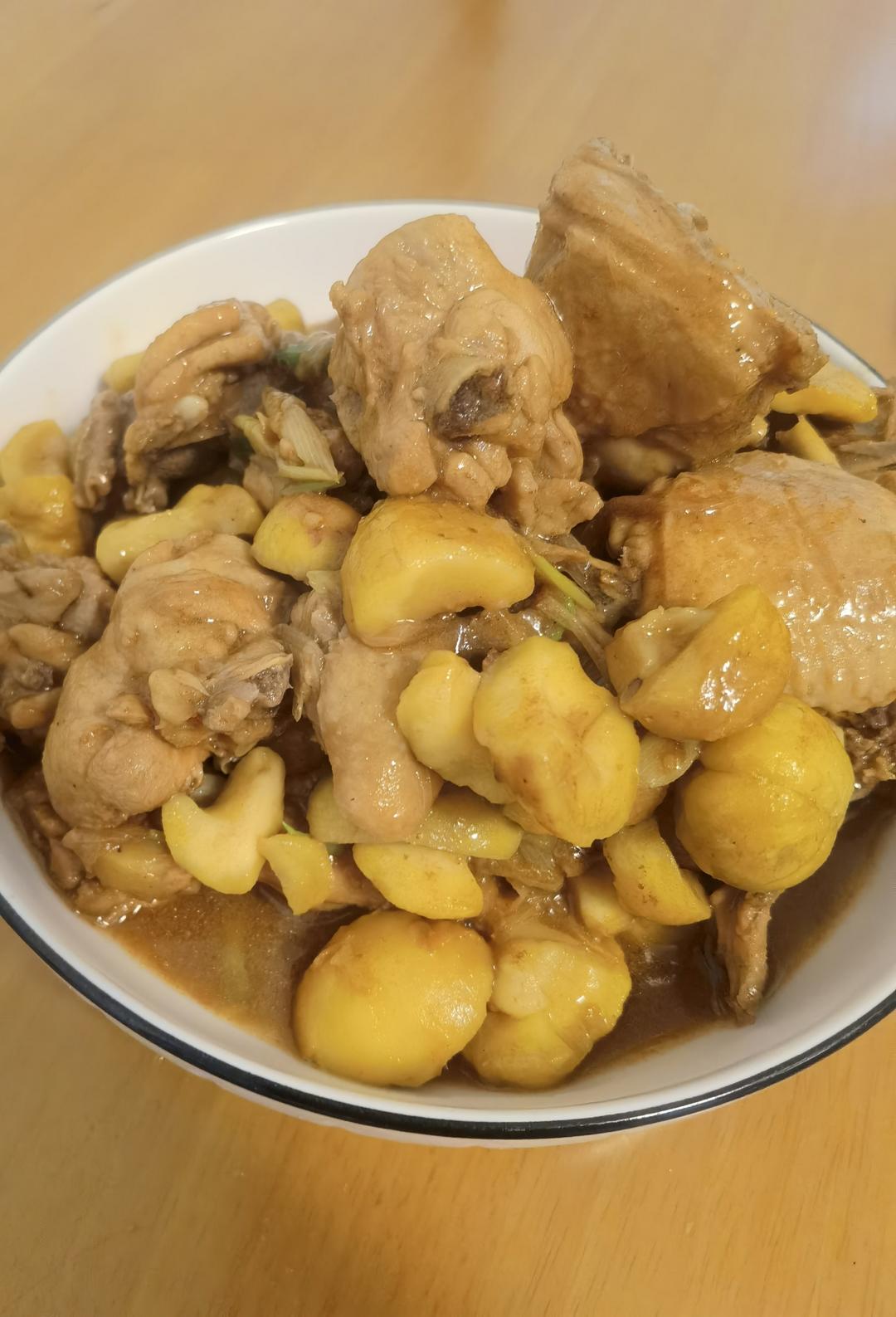 板栗烧鸡家常简单版！