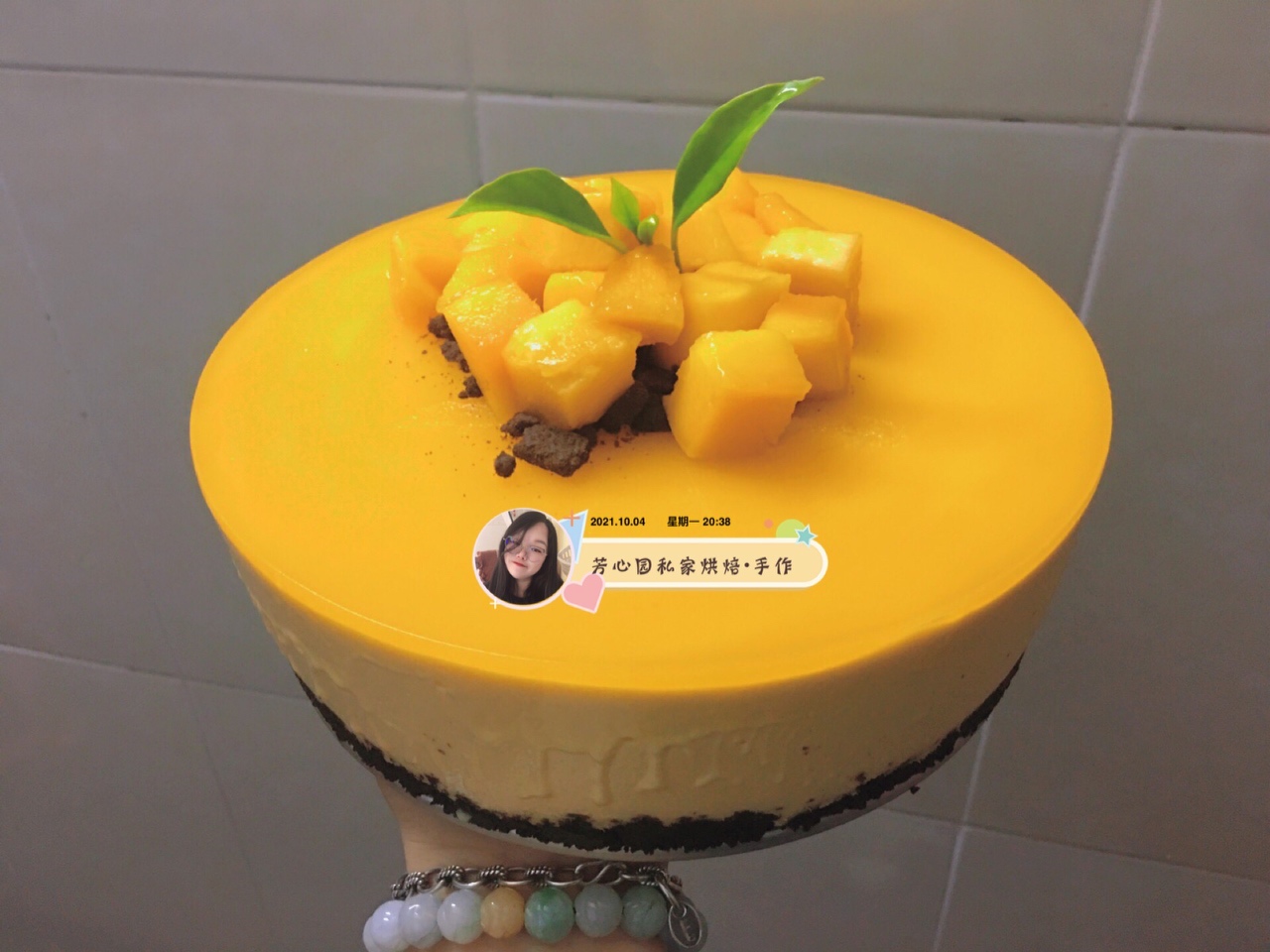 芒果🥭慕斯蛋糕🍰（零失败颜值高，免烤箱）的做法