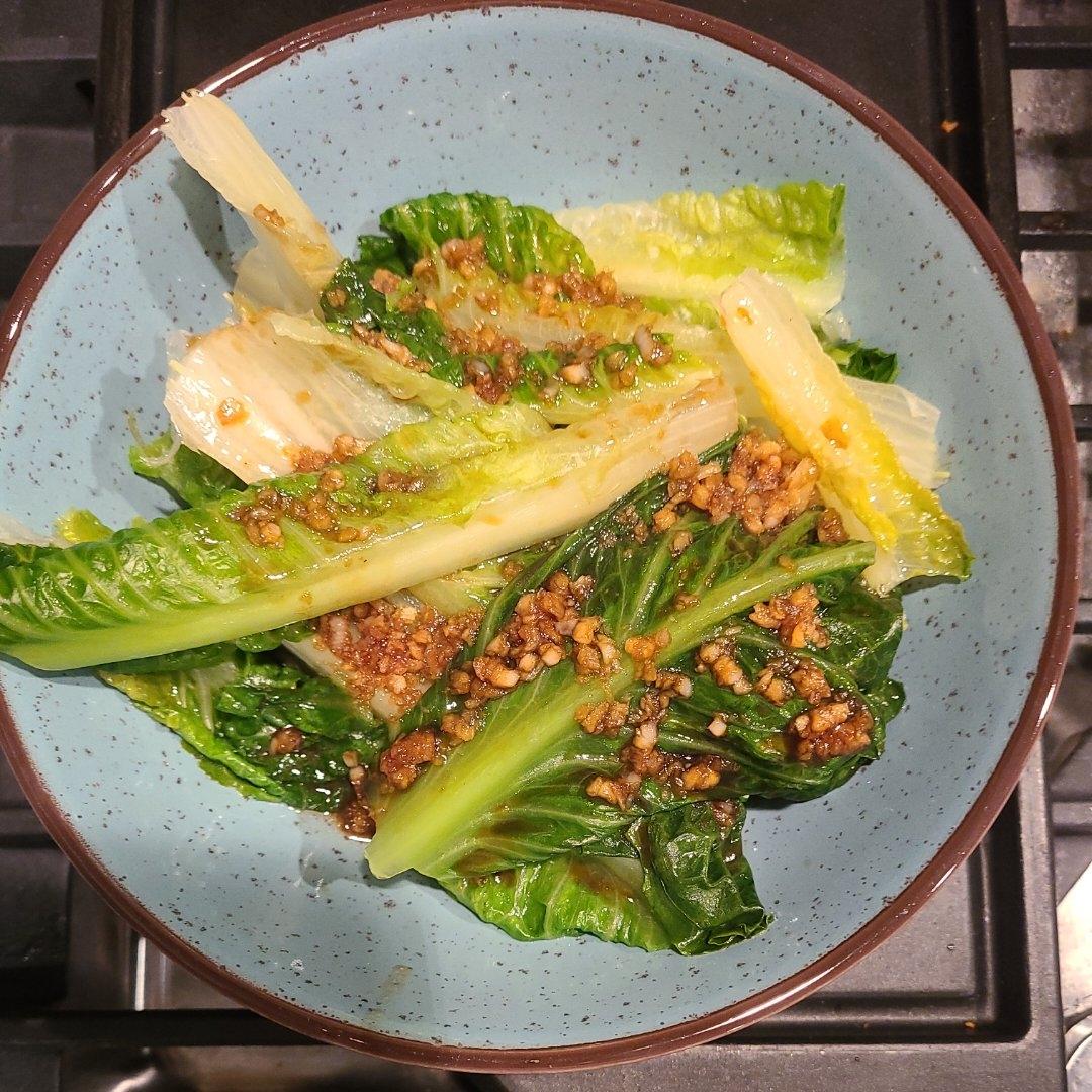 堪比饭店的白灼罗马生菜