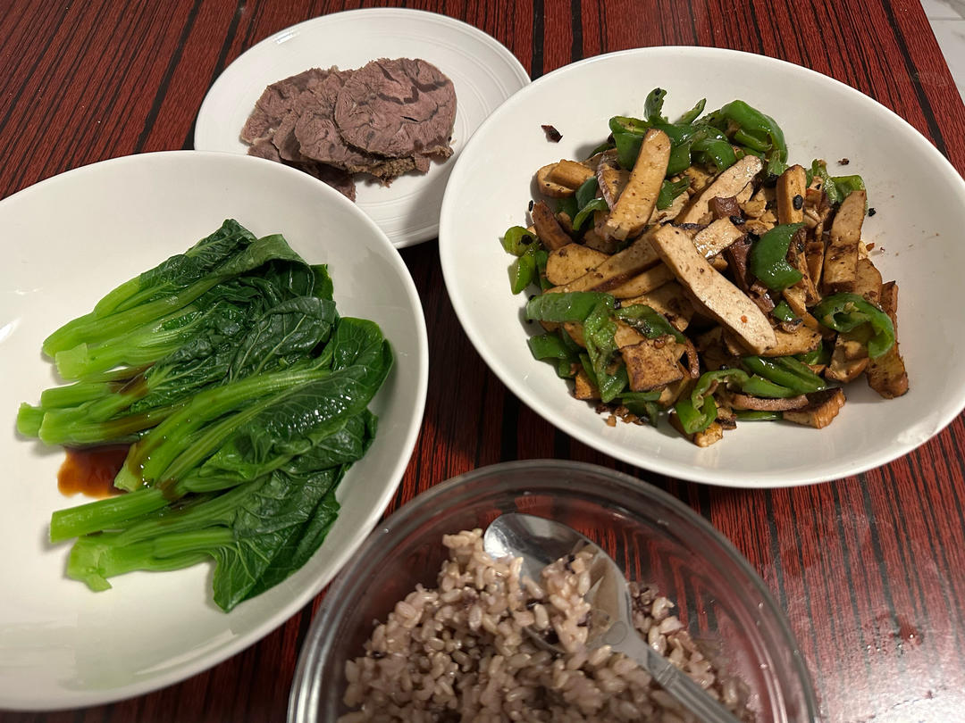 豆豉青椒炒豆干