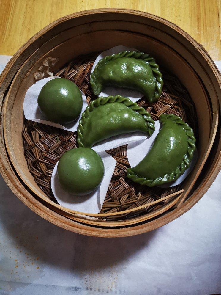 《Tinrry+》咸蛋黄肉松青团+红豆沙青团