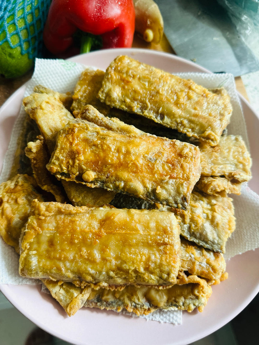炸带鱼
