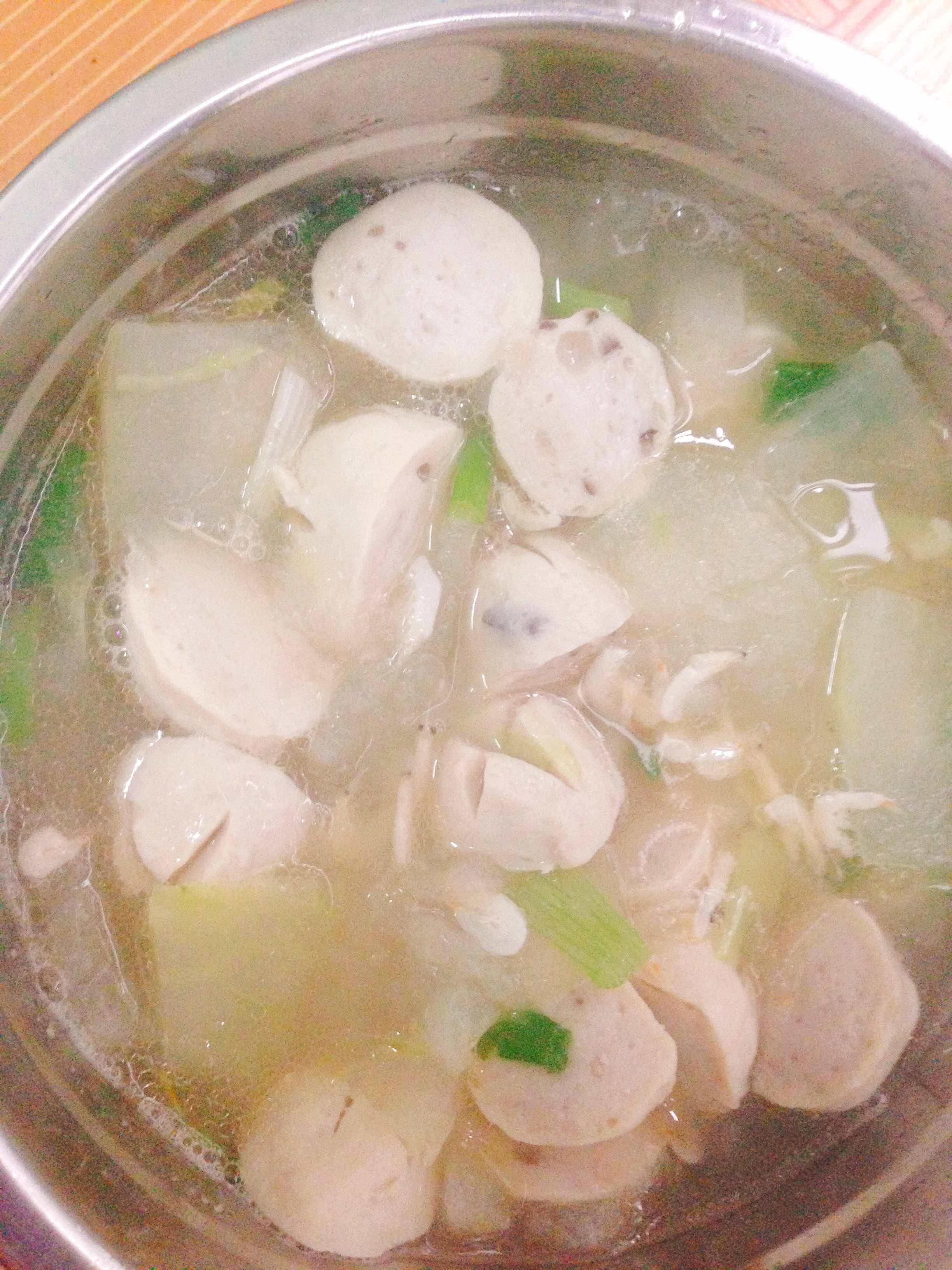 丸子冬瓜虾皮汤的做法