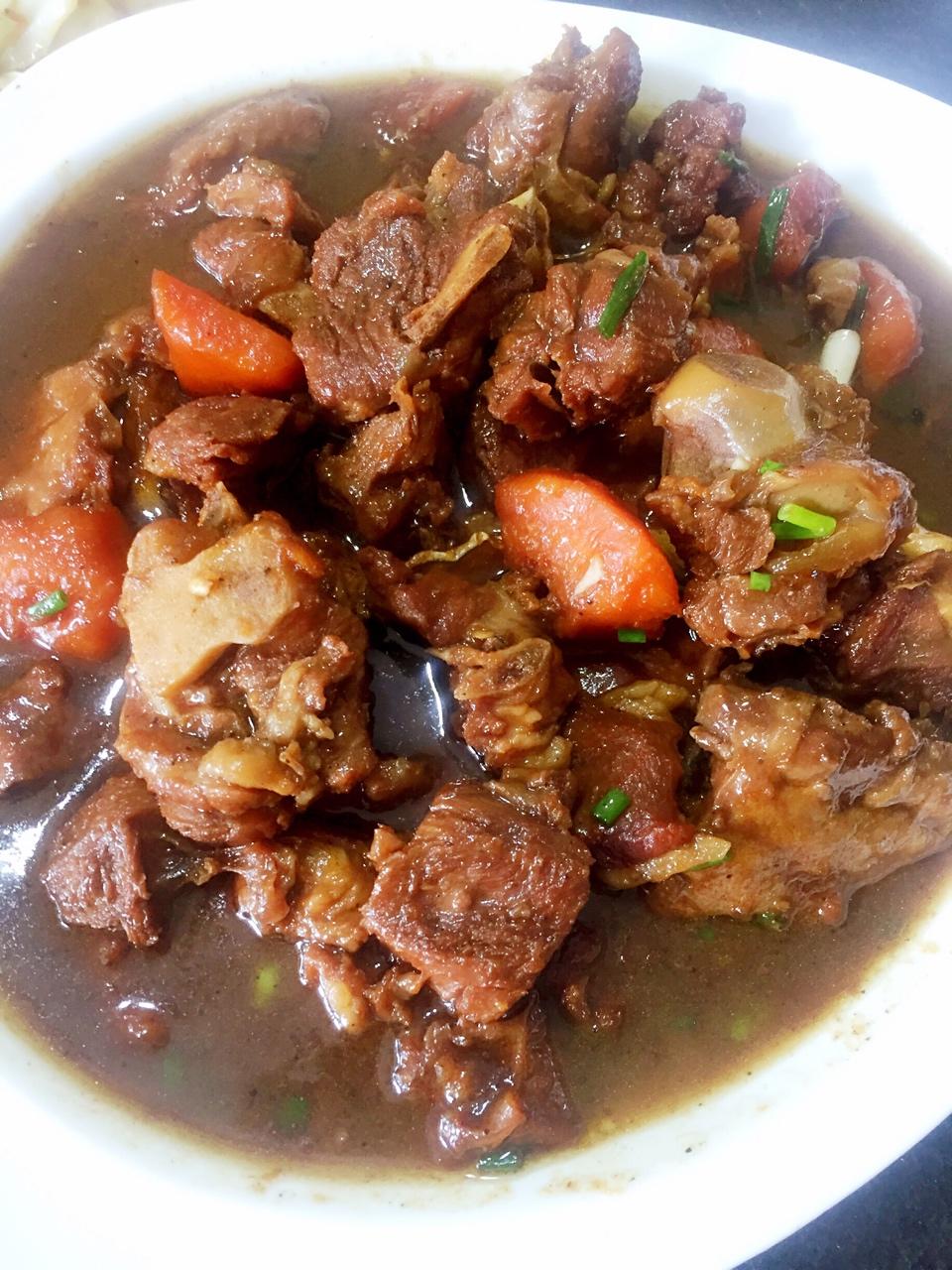 硕麻麻做的红焖羊肉