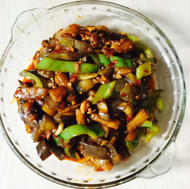 鱼香茄条（不用过油的清淡版）