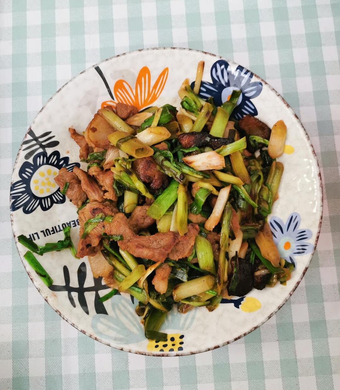青蒜炒肉
