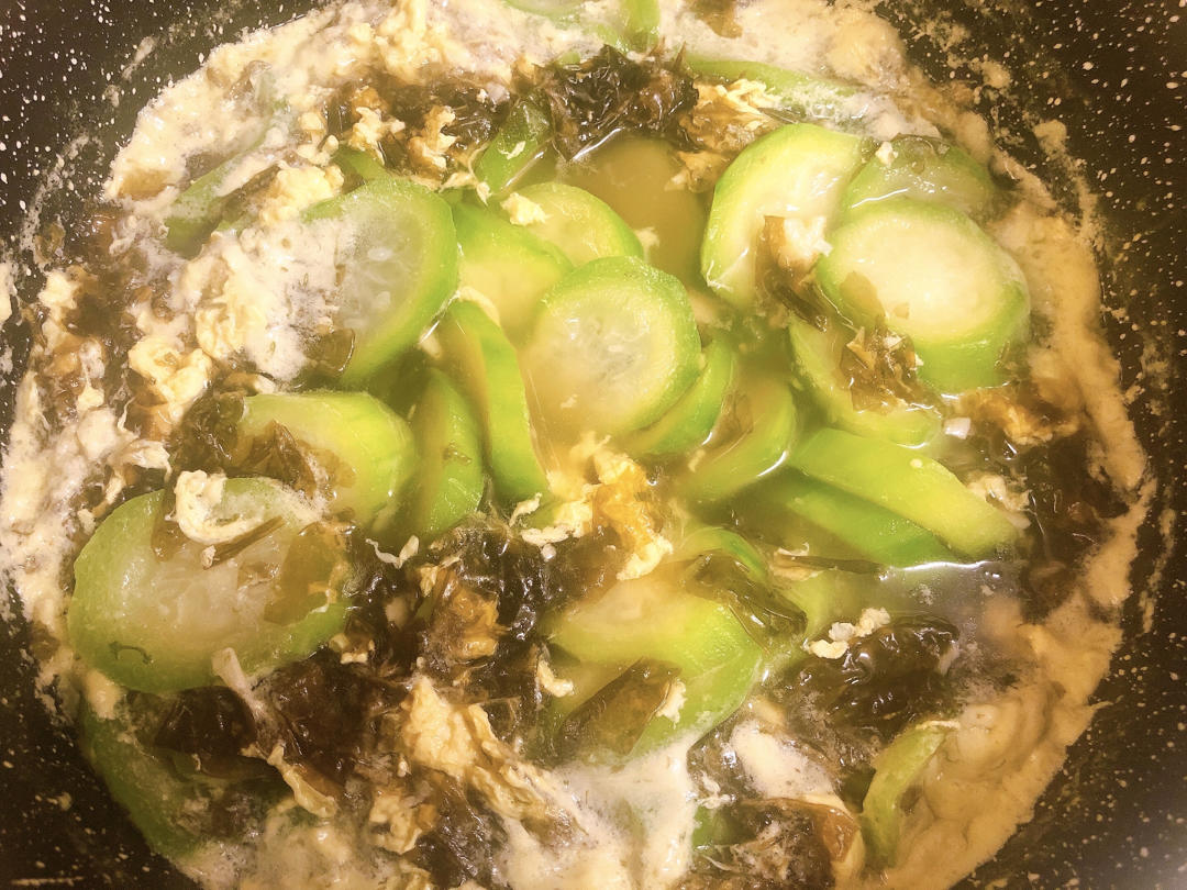 mq1144做的丝瓜紫菜蛋花汤