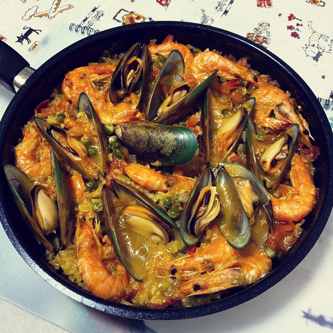 【曼食慢语】Seafood Paella 西班牙海鲜饭