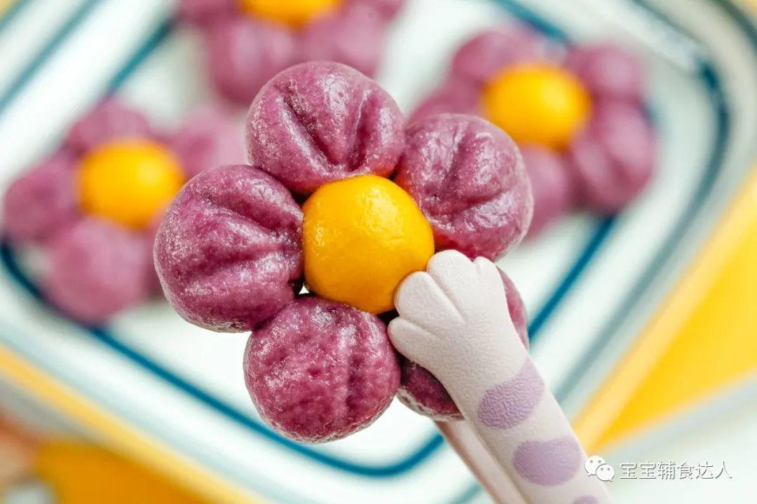 花朵馒头【宝宝辅食】