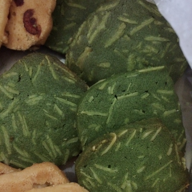抹茶杏仁饼干
