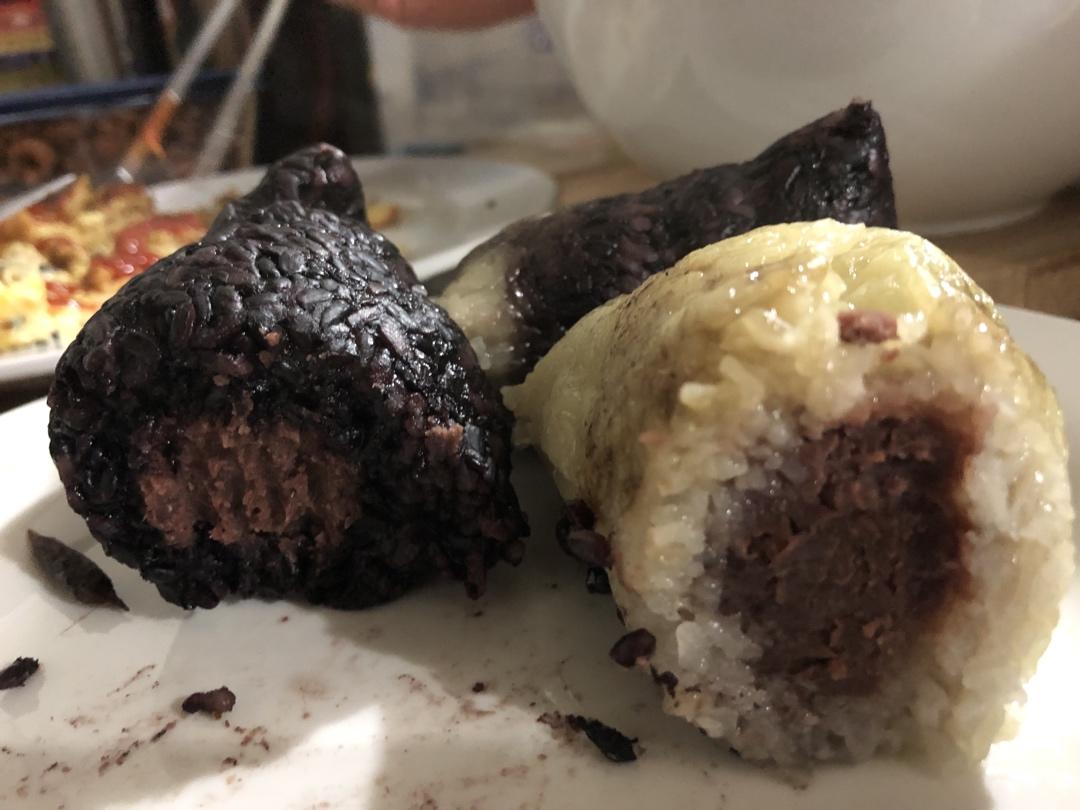碱水豆沙粽
