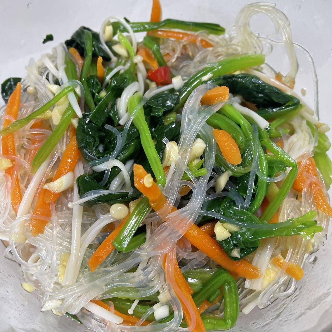 🔥超好吃🔥超简单🔥零失败～凉拌菠菜粉丝