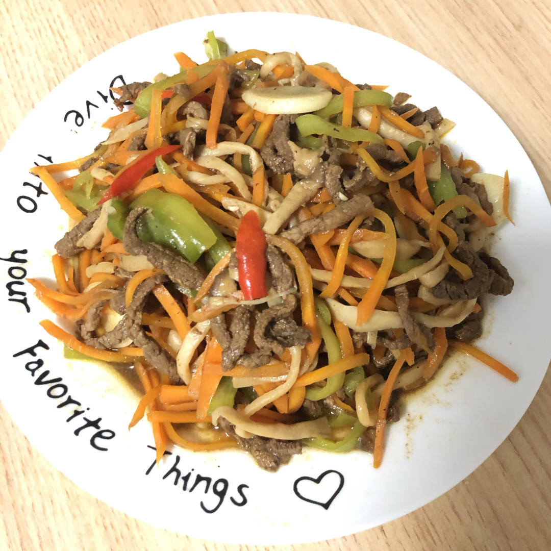 好吃到停不下来的爆炒牛肉丝