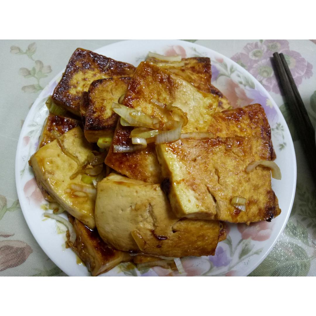 蚝油煎豆腐