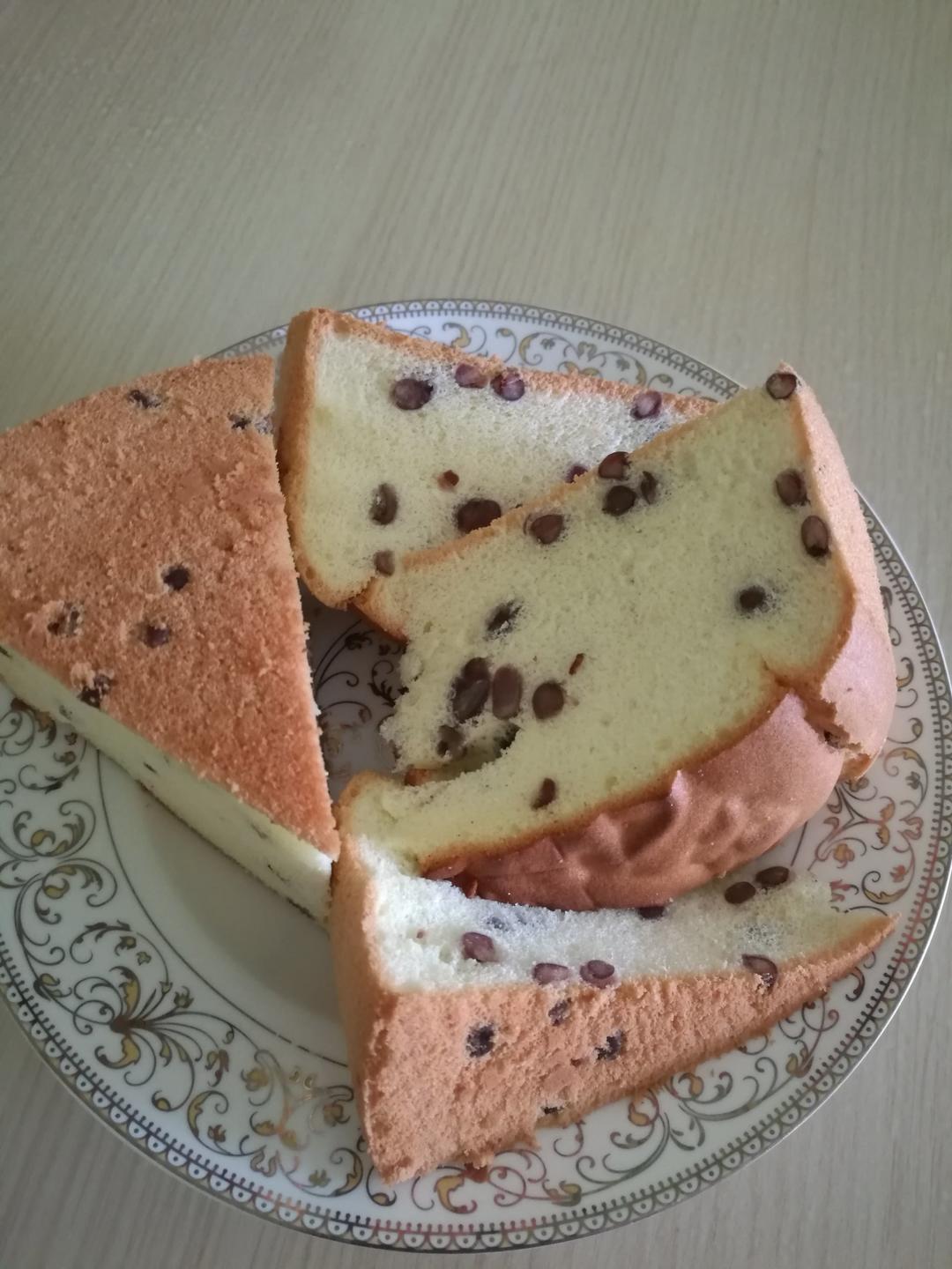 蜜豆戚风（八寸方子，两个六寸）