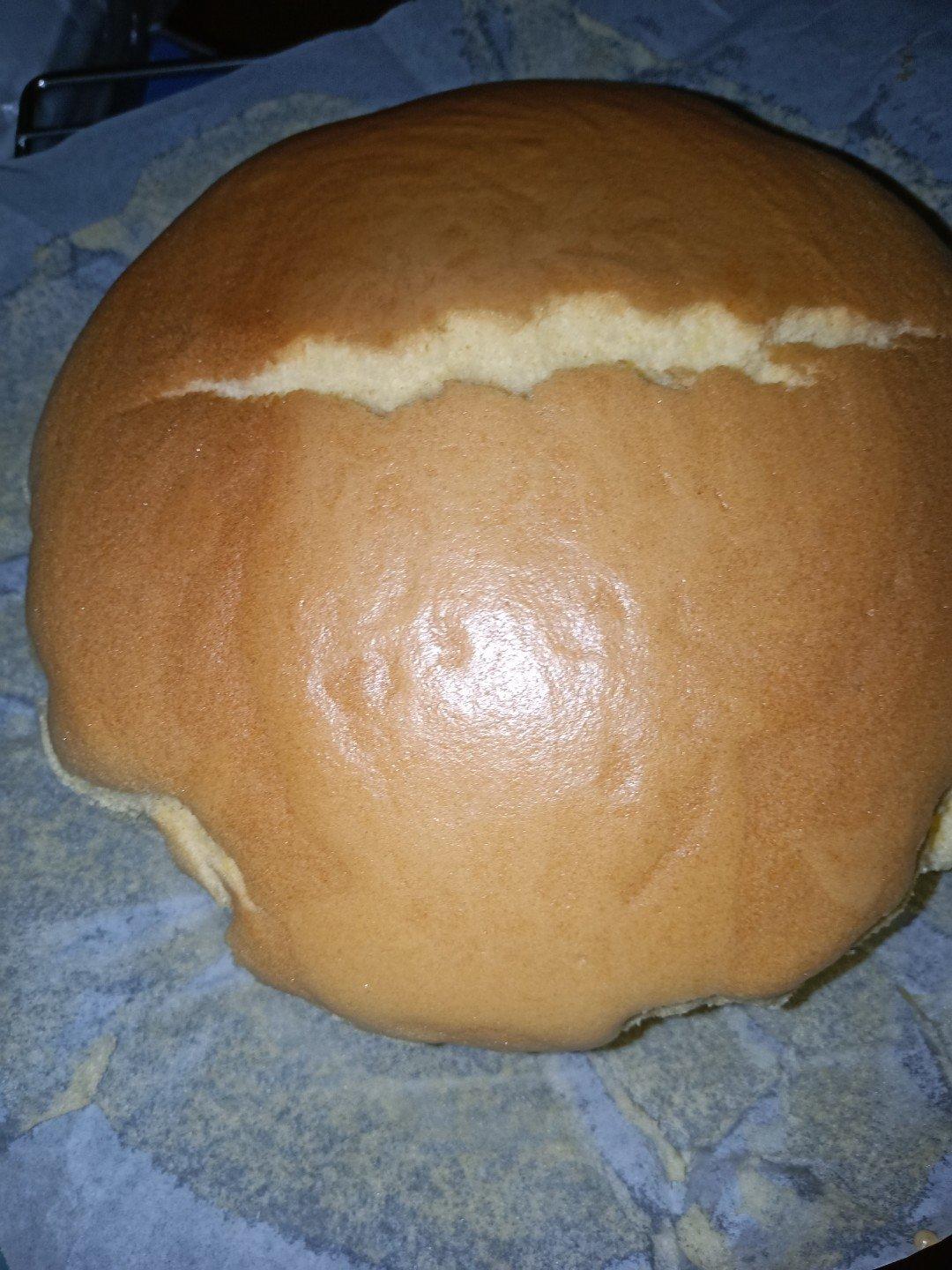 8寸圆形模具的古早蛋糕，完美方子！