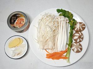 菌菇鲍鱼汤的做法 步骤1