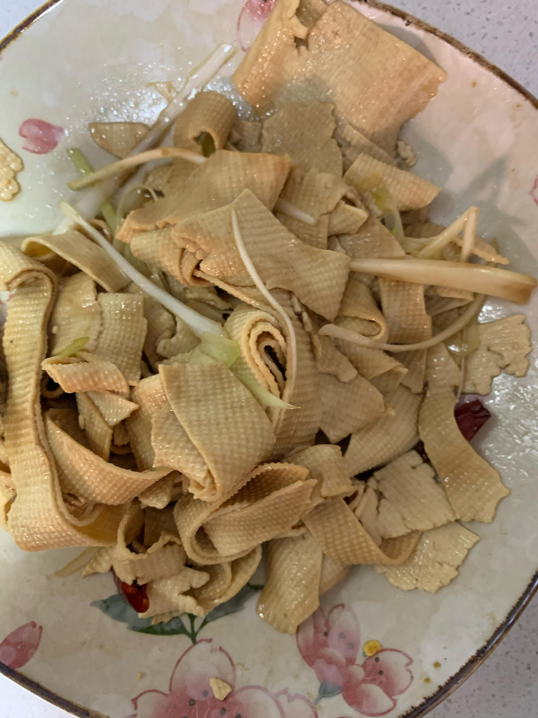 葱油豆腐皮