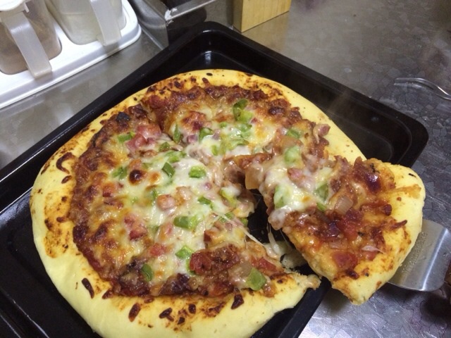 金枪鱼火腿pizza